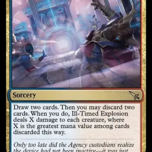 Ill-Timed Explosion