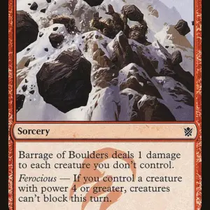 Barrage of Boulders