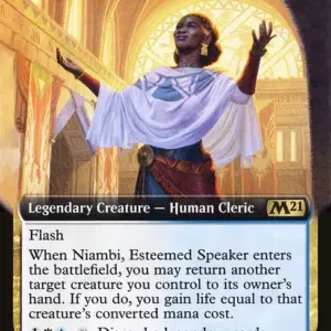 Niambi, Esteemed Speaker