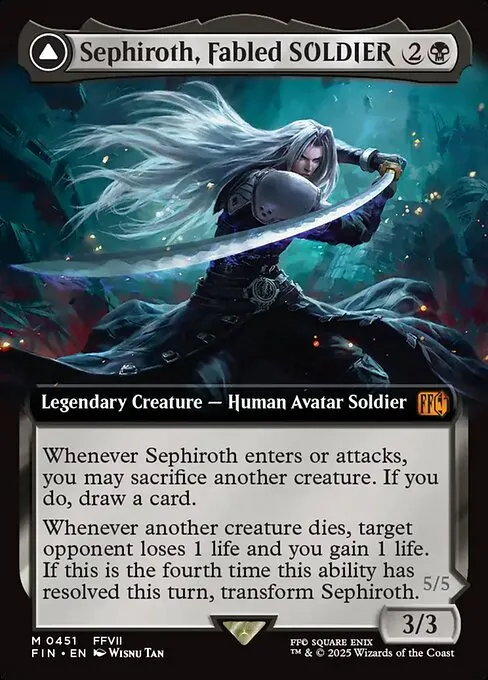 Mazzi per Final Fantasy 2 Sephiroth, Fabled SOLDIER