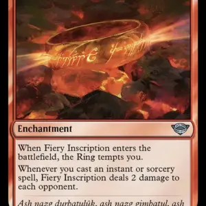 Fiery Inscription
