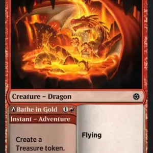 A-Young Red Dragon // A-Bathe in Gold
