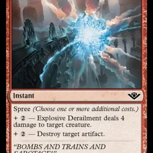 Explosive Derailment