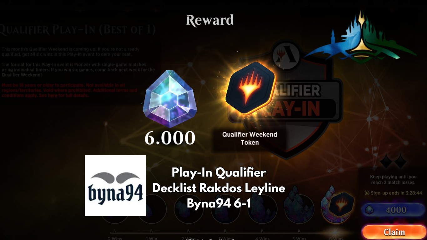 Play-in Qualifier Pioneer: 6-0 con Rakdos Leyline (Di Byna94)