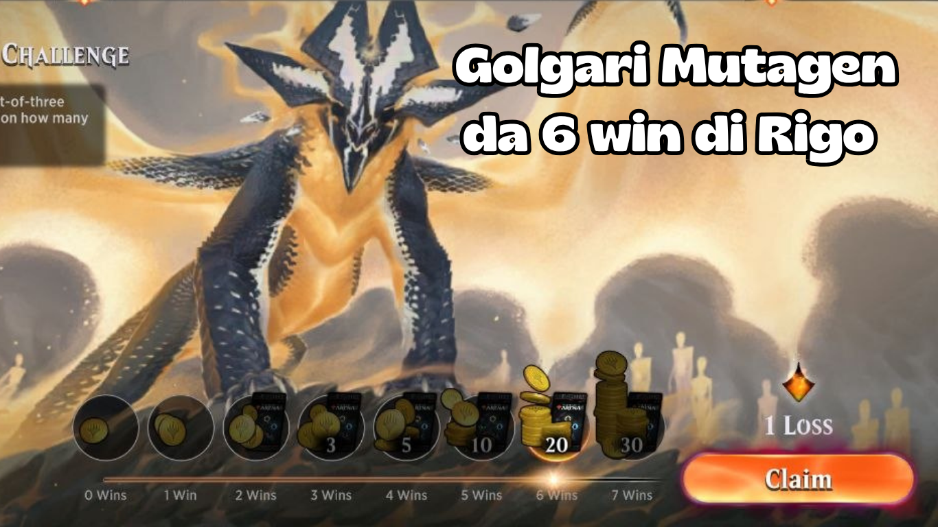 Golgari Mutagen da 6 Win. Standard Metagame Challenge